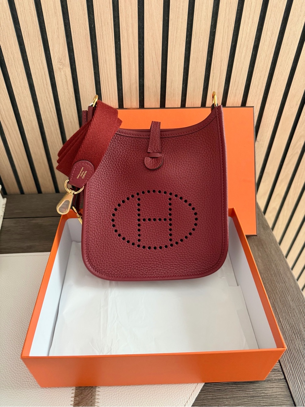 Hermes mini Evelyne Crossbody Bag